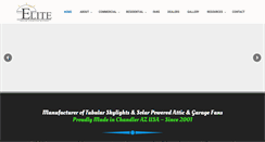 Desktop Screenshot of elitesolarsystems.com