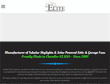 Tablet Screenshot of elitesolarsystems.com